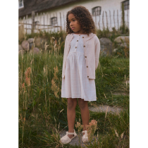 LIL ATELIER Kjole Hedda Coconut Milk Rose Tan