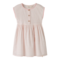 LIL ATELIER Kjole Hedda Coconut Milk Rose Tan
