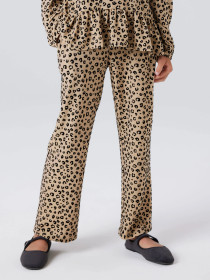 NAME IT Brede Leo Glimmer Bukser Silver Mink