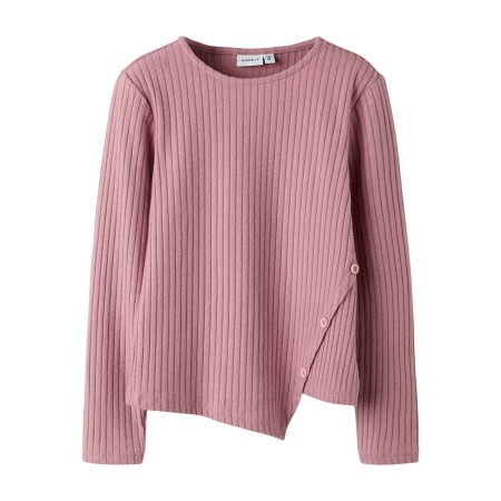 Name it Bluse - Rib - NkfRaline - Mauve Mist