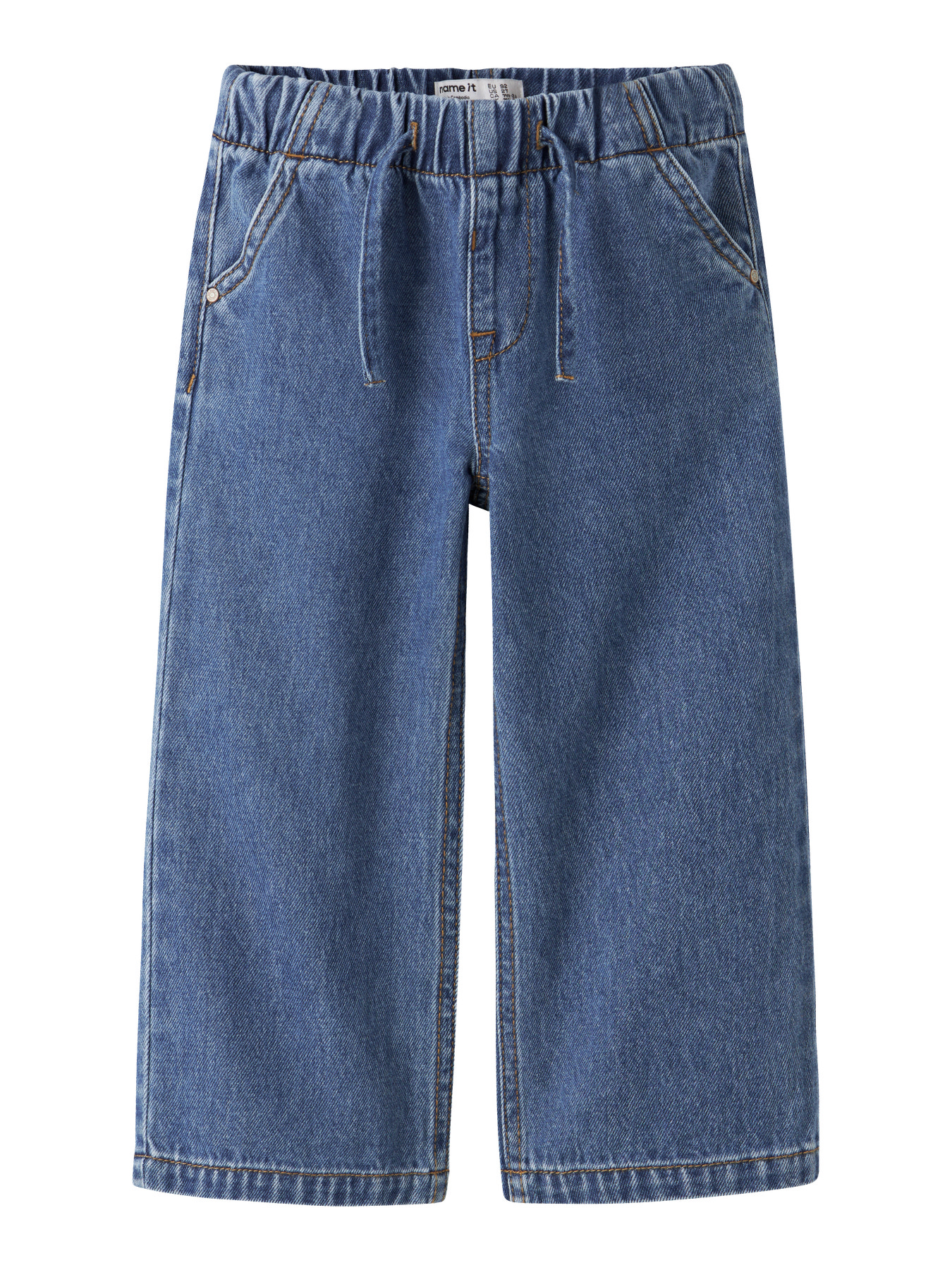 NAME IT Wide Jeans Rose Medium Blue Denim billede