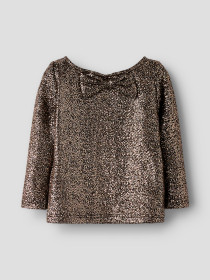 NAME IT Glimmer Bluse Ditsa Black