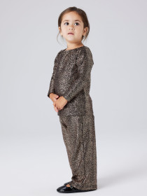 NAME IT Glimmer Bluse Ditsa Black