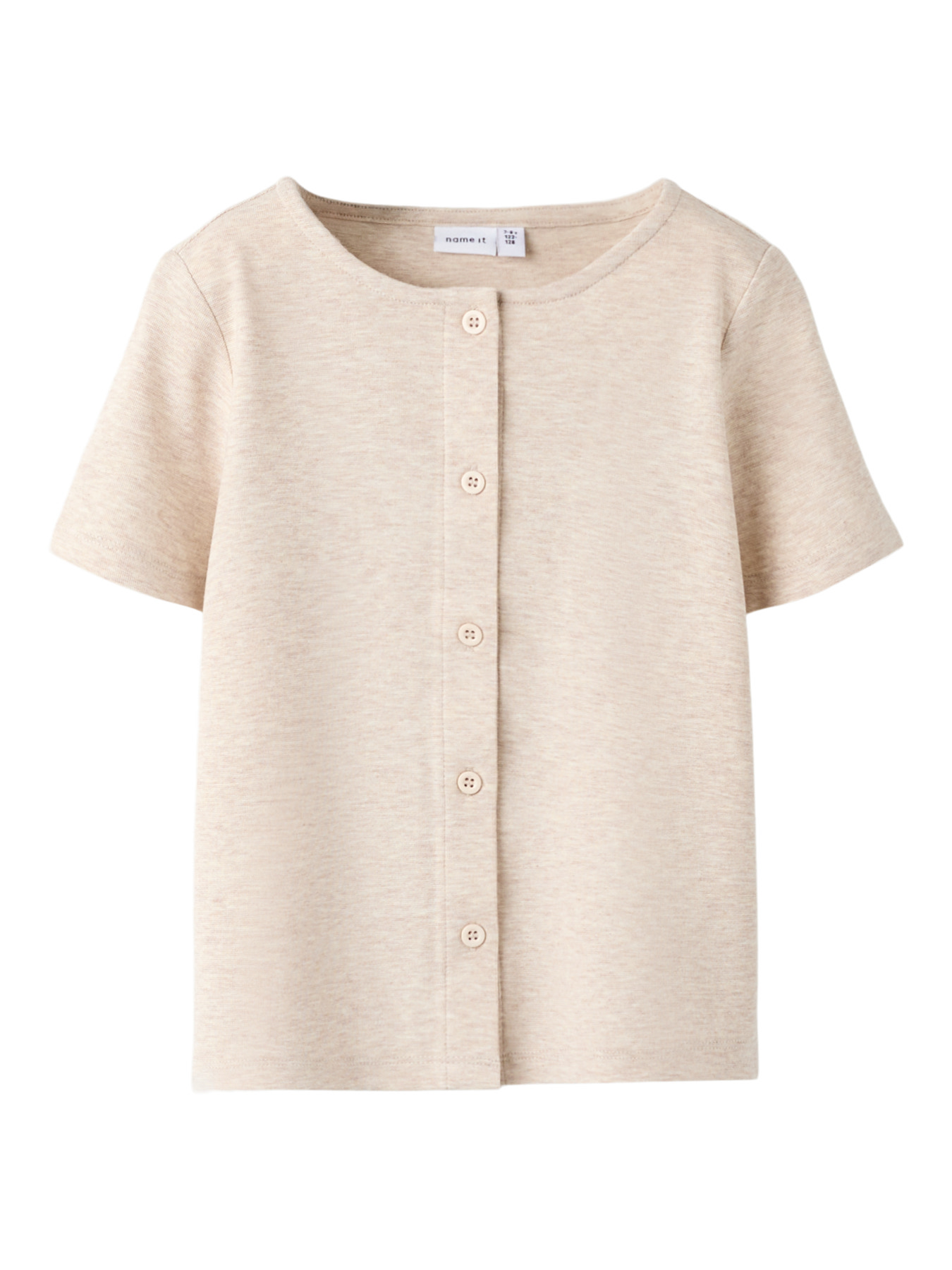 NAME IT Kortærmet Cardigan Linissi Pumice Stone