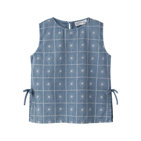 NAME IT Top Herta Faded Denim billede