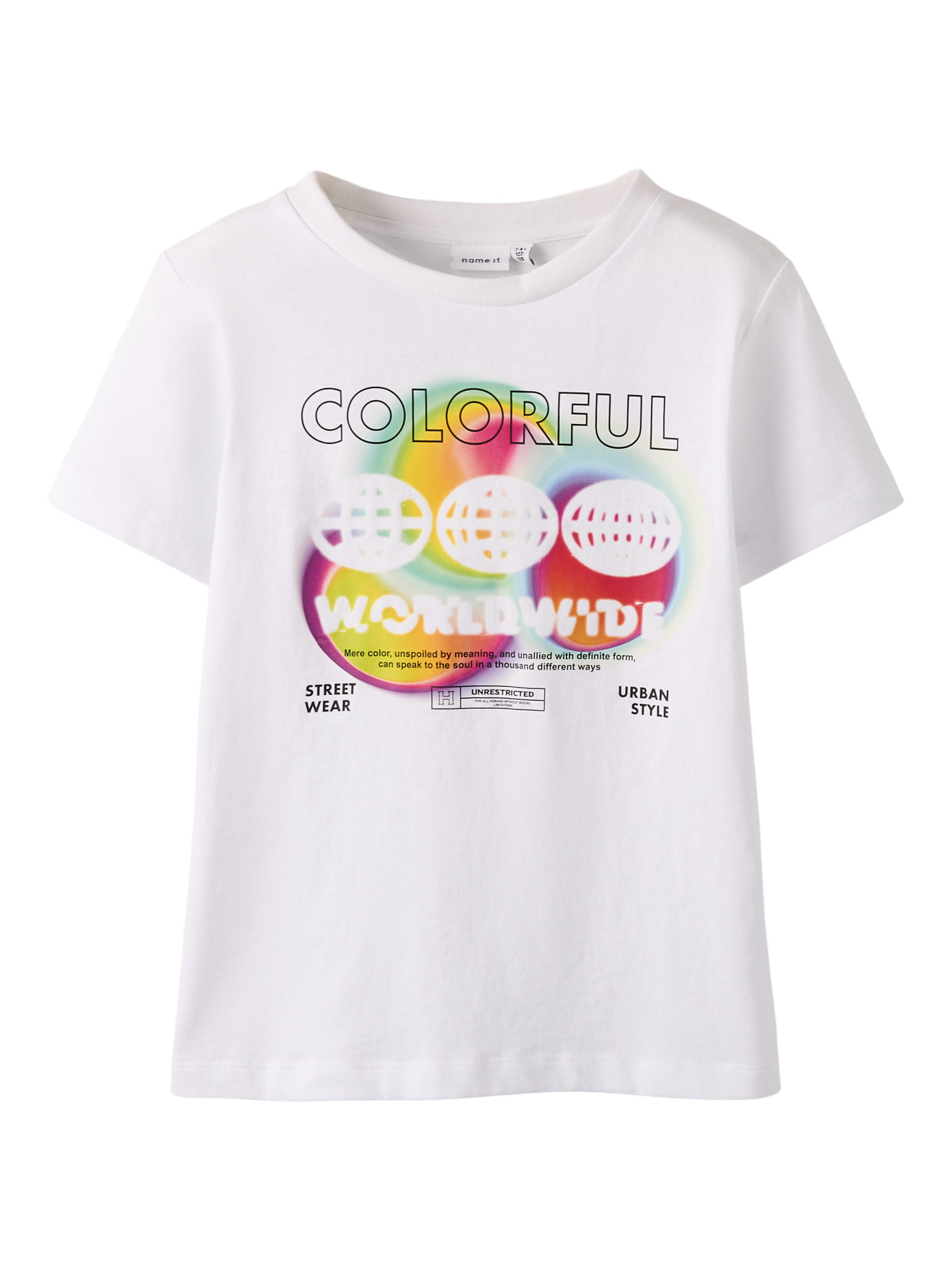 NAME IT T-Shirt Loiean Bright White