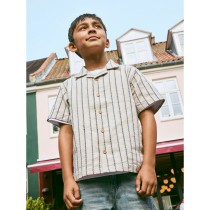 NAME IT Skjorte Jax Chateau Gray Stripe