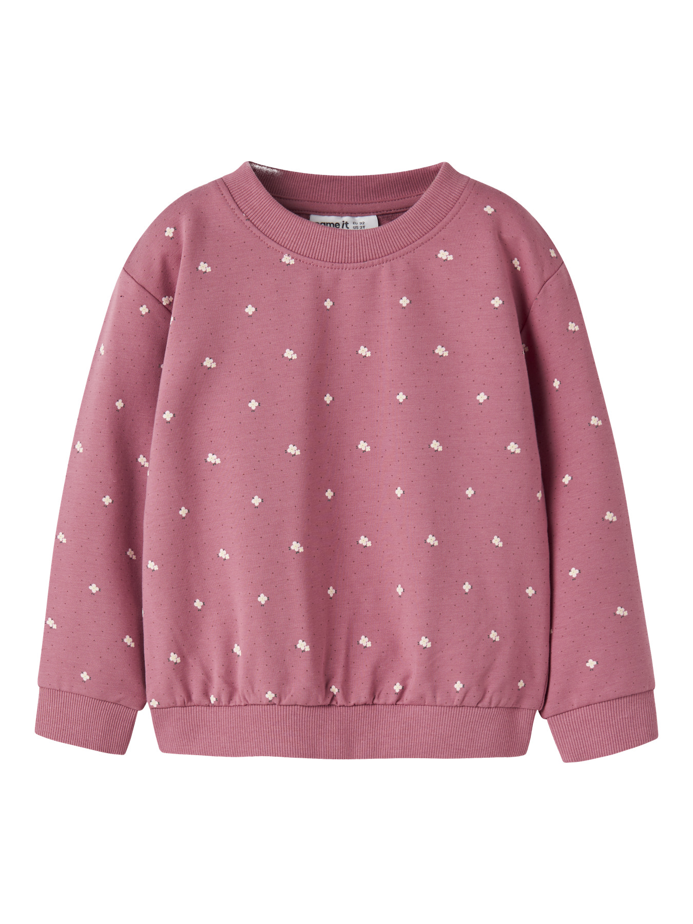 Name It Sweatshirt - NmfHendrika - Mesa Rose m. Blomster