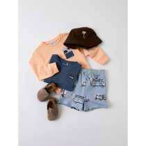 NAME IT Sweat Shorts Jaxon Blue Fog