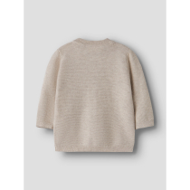 NAME IT Strik Cardigan Jeffrey Peyote Melange
