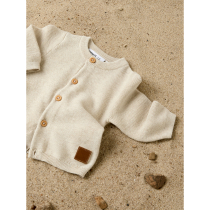 NAME IT Strik Cardigan Jeffrey Peyote Melange