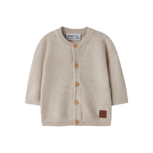 Name It Jeffrey - Strik Cardigan - Beige - 50