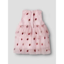 NAME IT Tyl Kjole Julianna Cradle Pink Strawberries