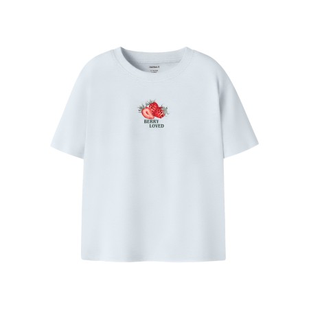 Name It T-shirt - NkfJoliza - Bright White m. Palietter