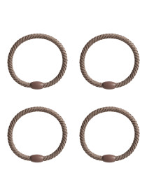 NAME IT 8-Pak Hårelastikker Jolena Brown Lentil