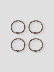 NAME IT 8-Pak Hårelastikker Jolena Brown Lentil