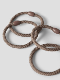 NAME IT 8-Pak Hårelastikker Jolena Brown Lentil