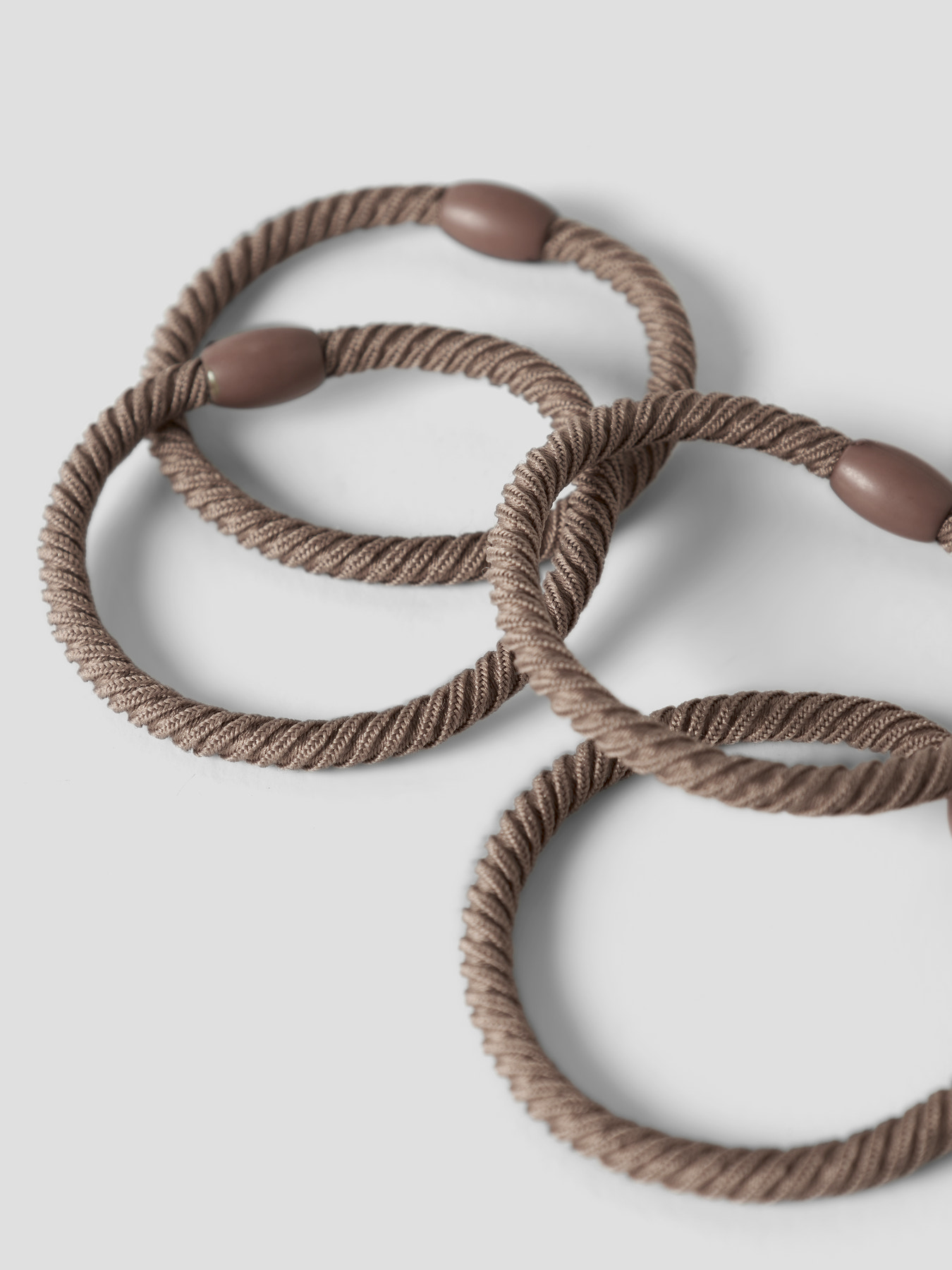 NAME IT 8-Pak Hårelastikker Jolena Brown Lentil billede