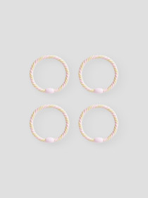 NAME IT 8-Pak Hårelastikker Jolena Cradle Pink