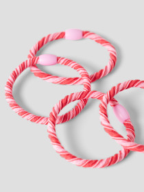 NAME IT 8-Pak Hårelastikker Jolena Pink Drink