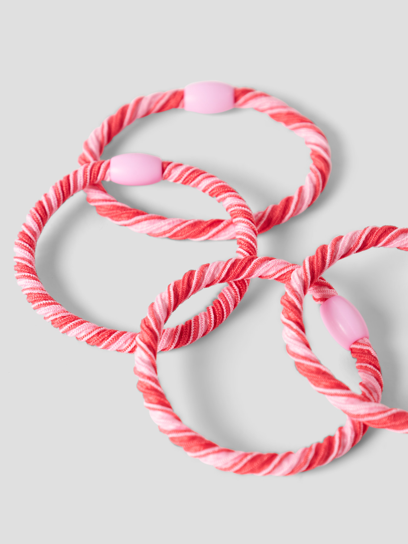 NAME IT 8-Pak Hårelastikker Jolena Pink Drink billede