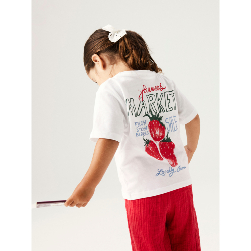 Name It Jaysline - T-shirt - Hvid - 110