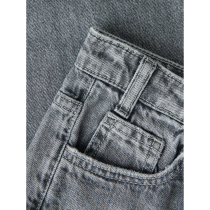 NAME IT Wide Jeans Rose Asym Medium Grey Denim