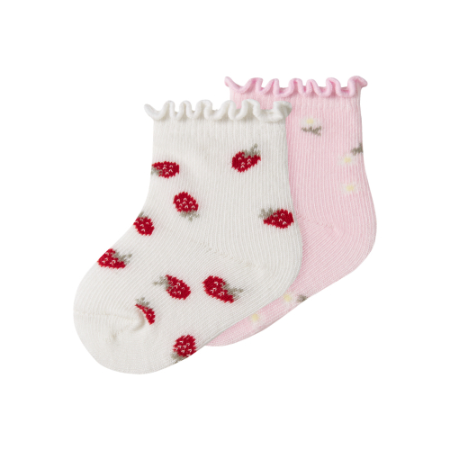 NAME IT 2-Pak Strømper Juberry Cradle Pink billede