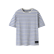 NAME IT T-shirt Kristian Light Grey Melange Deep Ultramarine