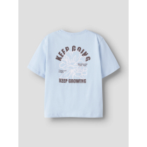 NAME IT T-shirt Katelin Sheer Blue