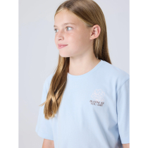 NAME IT T-shirt Katelin Sheer Blue