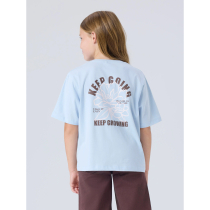 NAME IT T-shirt Katelin Sheer Blue
