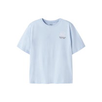 NAME IT T-shirt Katelin Sheer Blue