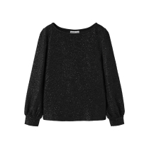 NAME IT Glimmer Bluse Risine Black