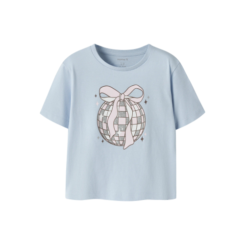 NAME IT T-shirt Katrina Sheer Blue