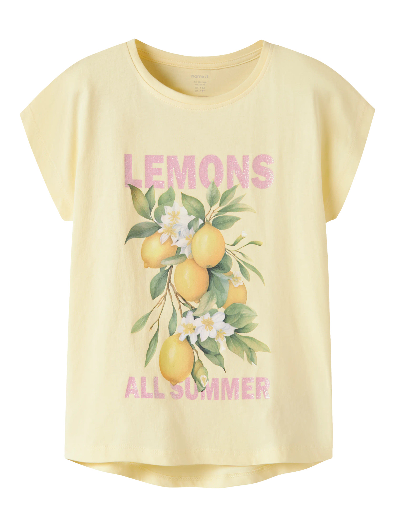 Name It T-shirt - NkfVotia - Double Cream/Butter Lemons