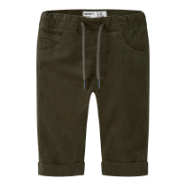 NAME IT Fløjls Bukser Ben Olive Night