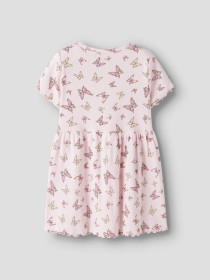 NAME IT Kjole Vemma Cradle Pink Butterflies