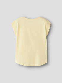 NAME IT T-shirt Votia Double Cream Flamingo