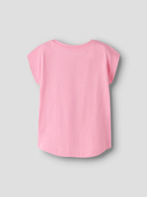 NAME IT T-shirt Votia Pink Drink Glitter Unicorn