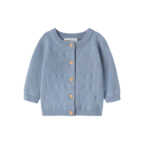 NAME IT Strik Cardigan Kop Ashley Blue