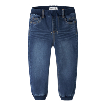 NAME IT Fleece Baggy Jeans Ben Dark Blue Denim