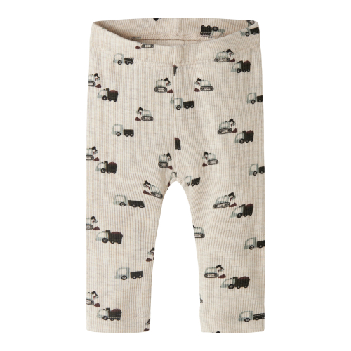 Name It Kontor - Børne Leggings - Beige - 50