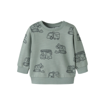 NAME IT Sweatshirt Komma Green Milieu