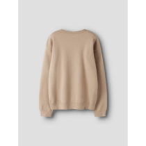 NAME IT Strik Cardigan Kette Sesame