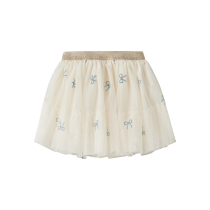 NAME IT Tyl Nederdel Kira Antique White Vintage Indigo