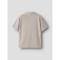 NAME IT T-shirt Finti Terry Polo Chateau Gray