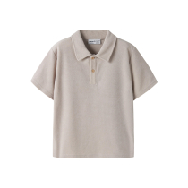 NAME IT T-shirt Finti Terry Polo Chateau Gray