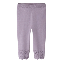 NAME IT Strik Bukser Brit Lavender Gray