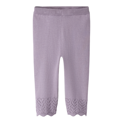 NAME IT Strik Bukser Brit Lavender Gray